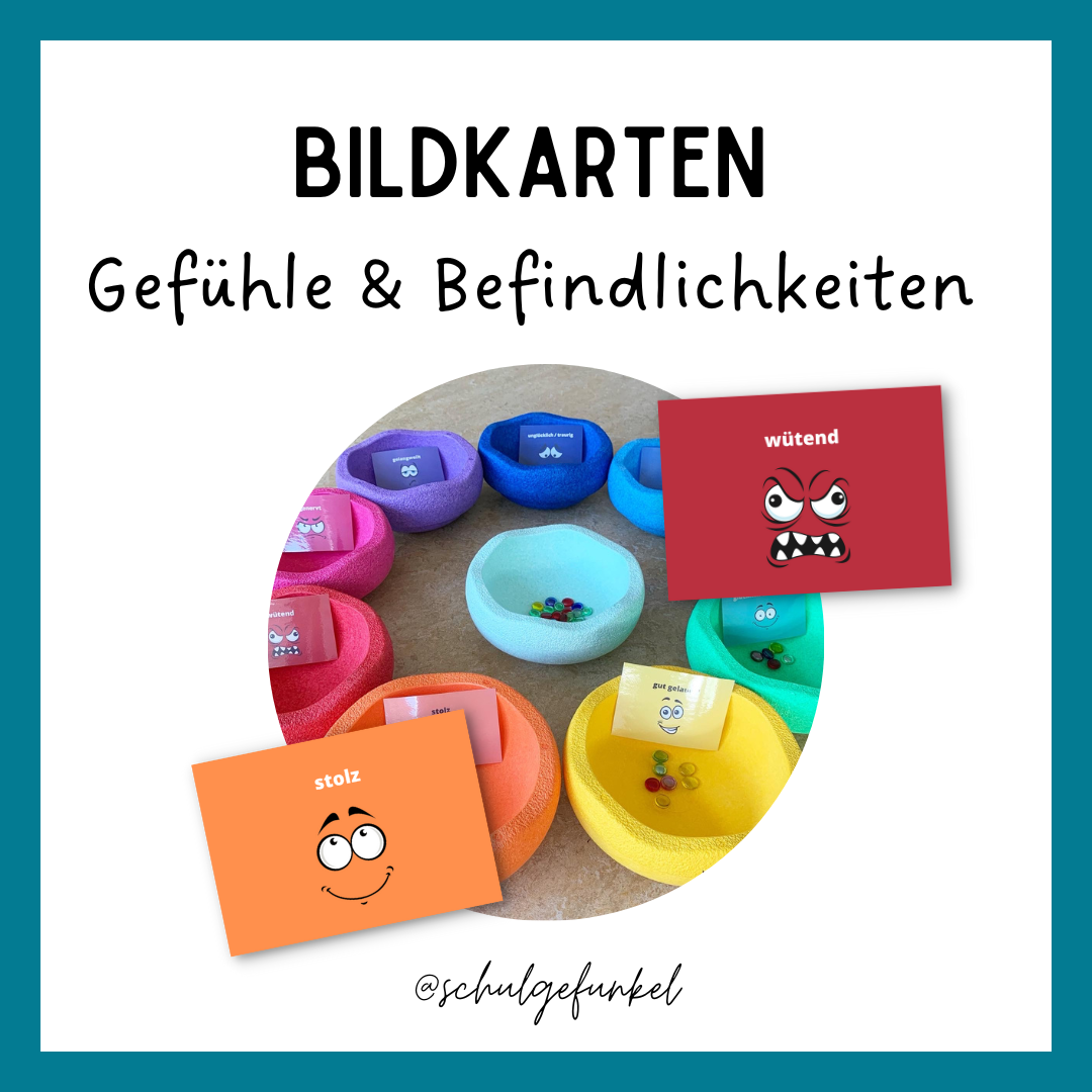 Gefühle und Befindlichkeiten - Bildkarten