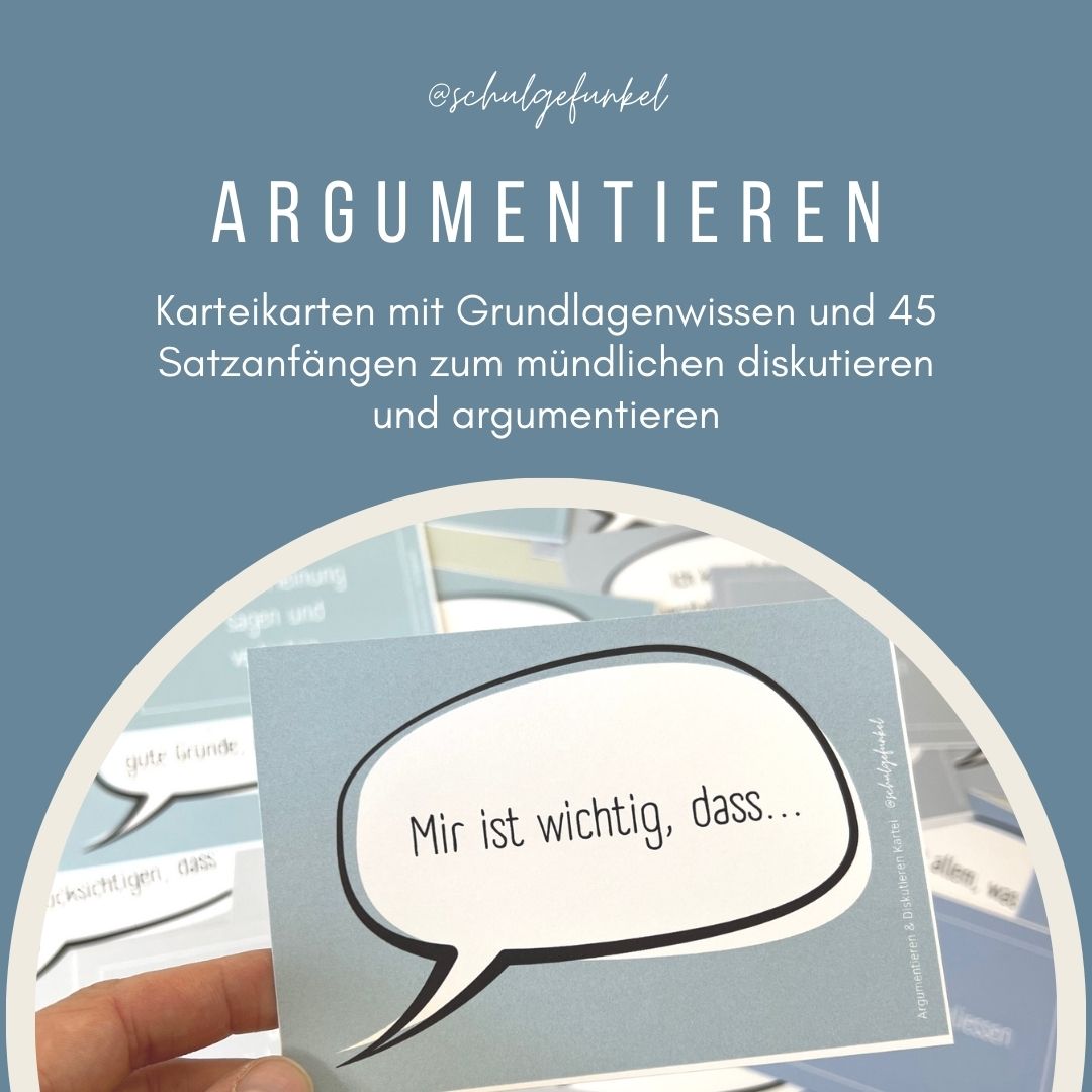 Meinungsbildung - Argumentieren