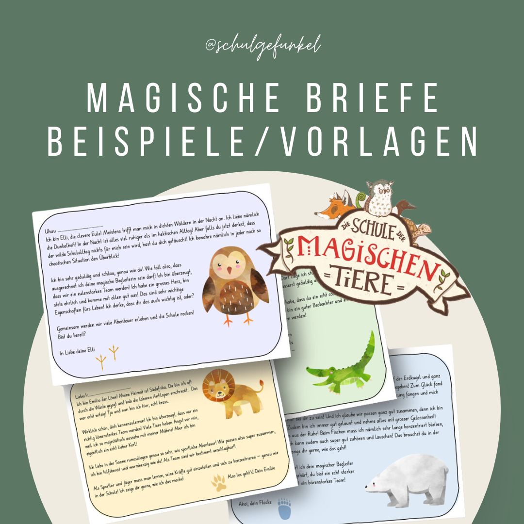 Magische Briefe - Beispielvorlagen